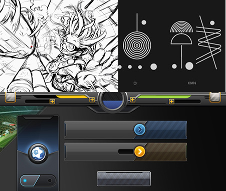 js3333线路检测中心UI设计